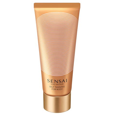 Sensai Silky Bronze self tanning .